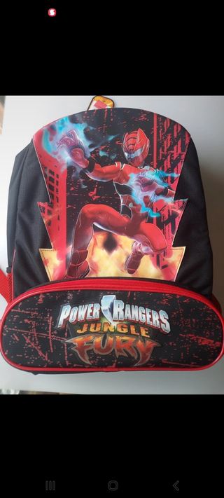 Mochila nueva Disney Power Rangers Jungle Fury