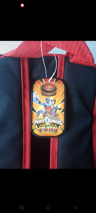 Mochila nueva Disney Power Rangers Jungle Fury