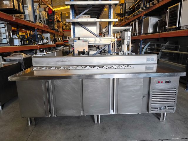 Mesa fría ingredientes - 11 cubetas.