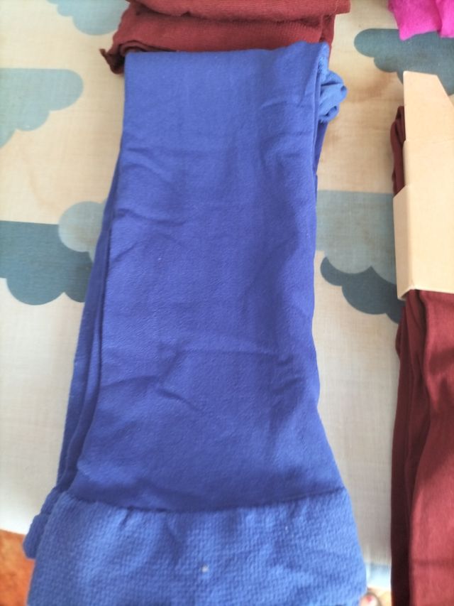 6 Medias Calzedonia - Azul y Rosa