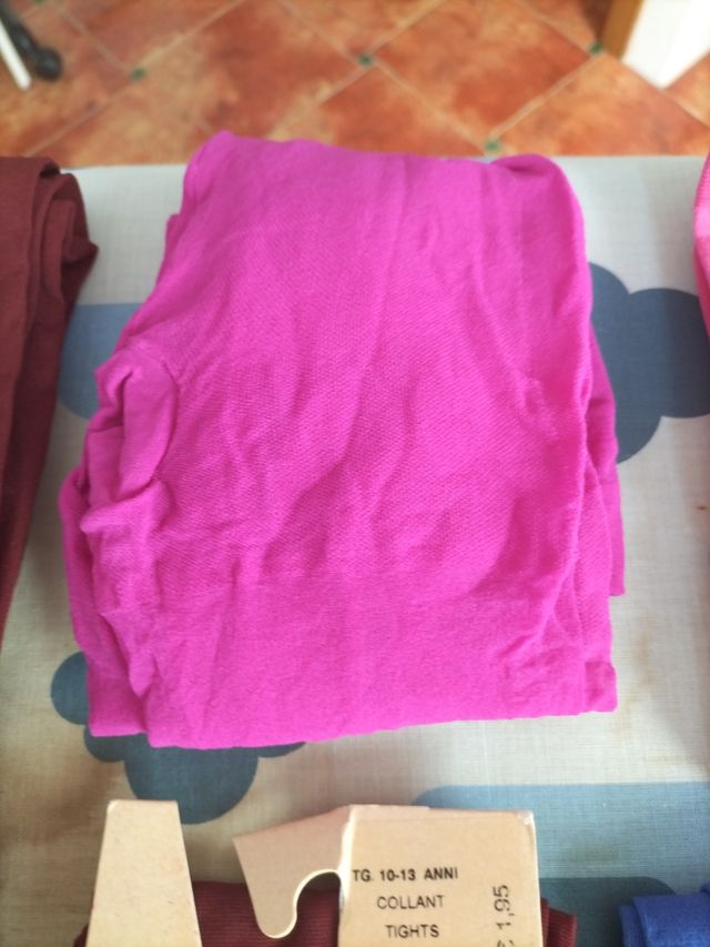 6 Medias Calzedonia - Azul y Rosa