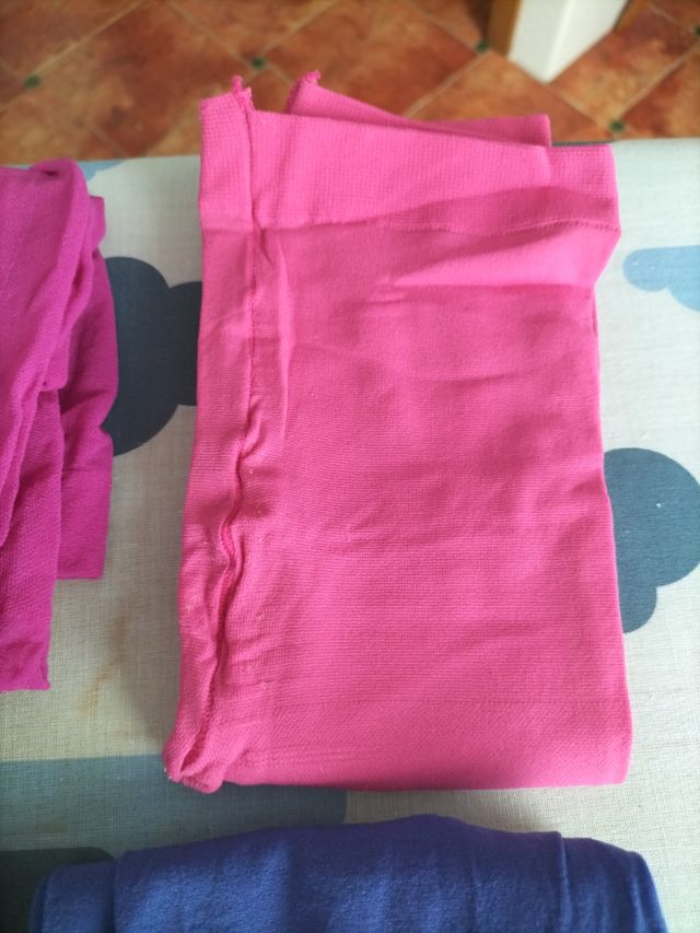 6 Medias Calzedonia - Azul y Rosa