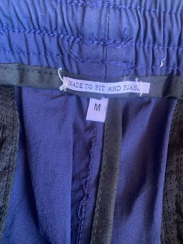 Pantaloni cargo blu uomo