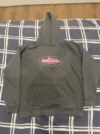 Sudadera Corteiz Gris Rosa