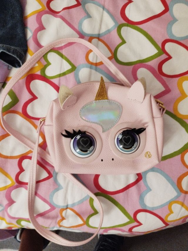 Bolso Unicornio Niña Rosa