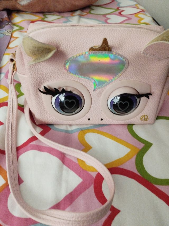 Bolso Unicornio Niña Rosa