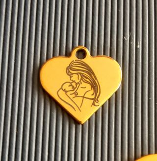 Medallas grabadas acero- 3uds