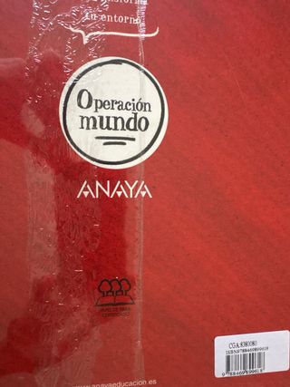 Matemáticas 3. ANAYA. Operacion Mundo 
