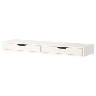 Mesa blanca Ikea con cajoneras. Incluye  soportes