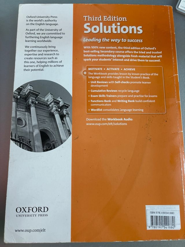 Solutions 3rd Edition Upper-Intermediate. Workb...