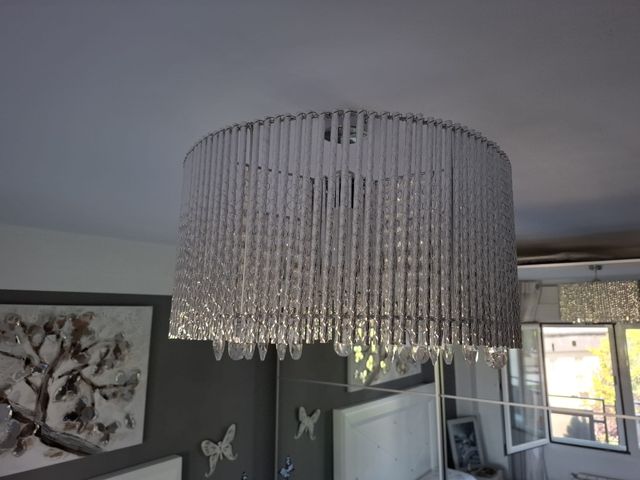 Lámpara moderna de cristal