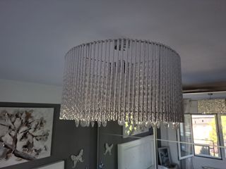 Lámpara moderna de cristal