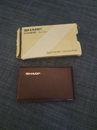 Calcolatrice Sharp EL-861 vintage