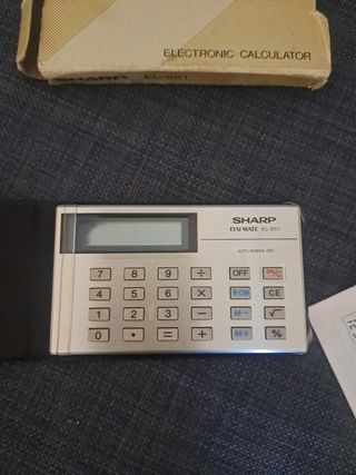 Calcolatrice Sharp EL-861 vintage