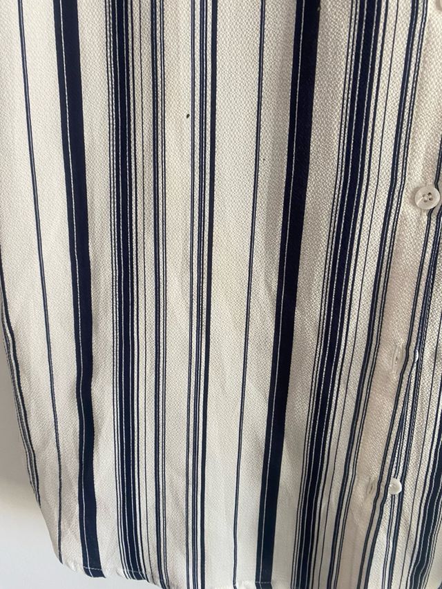 vestido playa/  Camisa  larga Kaffe rayas XS