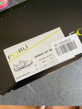 Zapatos seguridad FORLI - Talla 44
