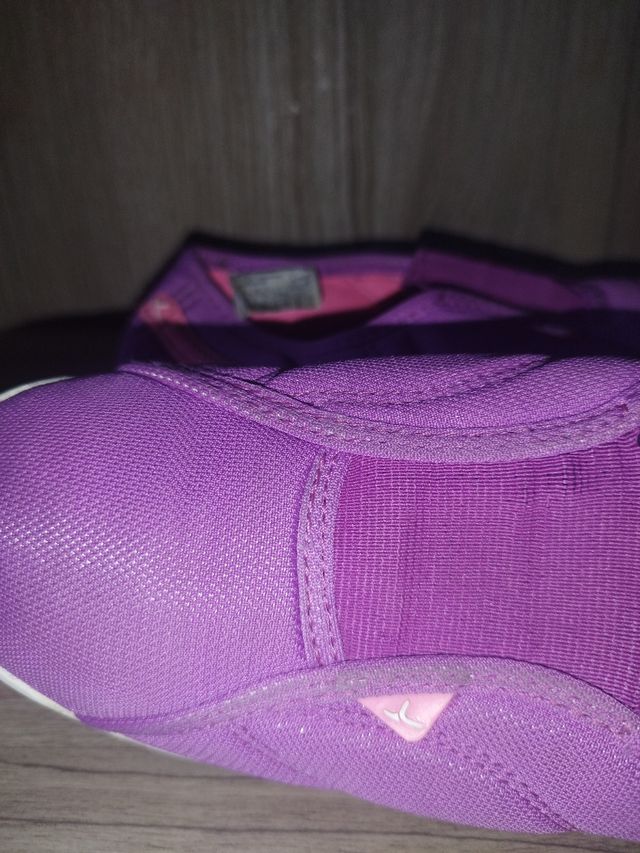 Scarpe Domyos, numero 35, Lilla e Rosa.