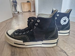 Converse negras plataforma