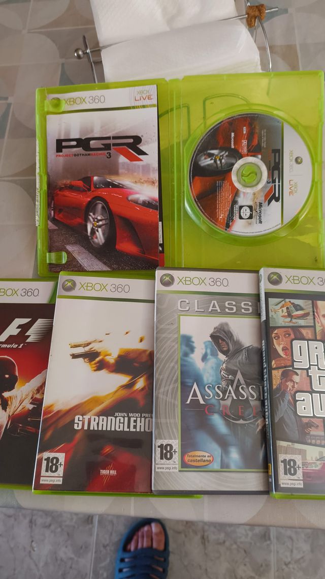 Juegos Xbox 360 usados los 6 juegos 15 euros