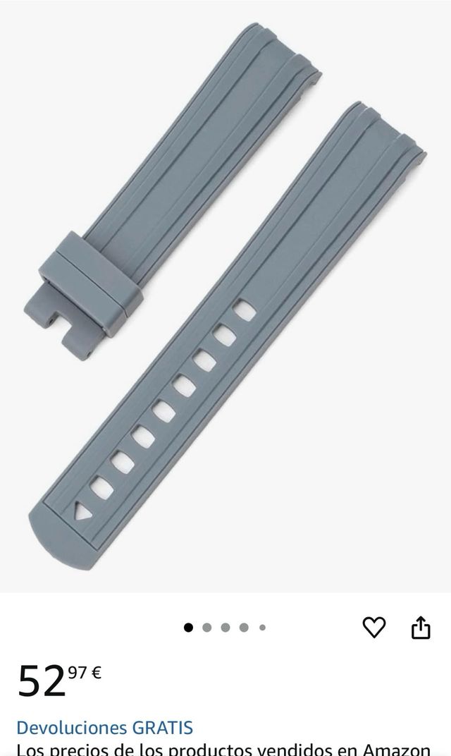 HAODE Correa reloj silicona 20/22mm