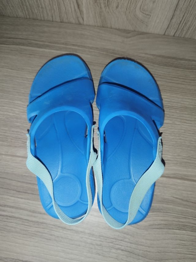 Ciabatte Nabaiji, bimbo, numero 23, blu