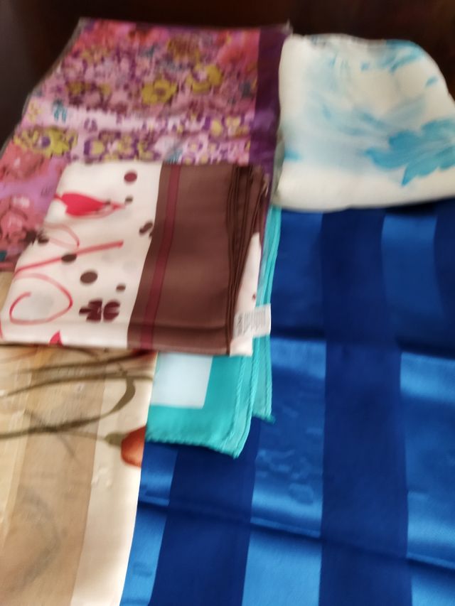 Pañuelos seda: 6 unidades
