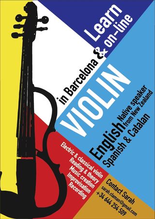 Clases violín presencial y online - Barcelona