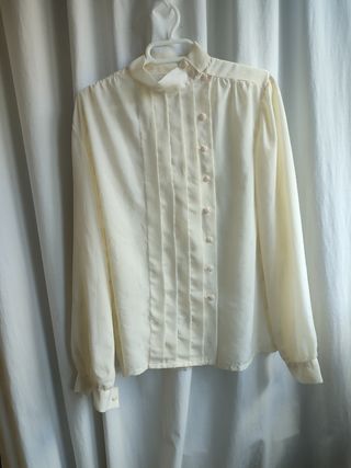 Blusa vintage crema