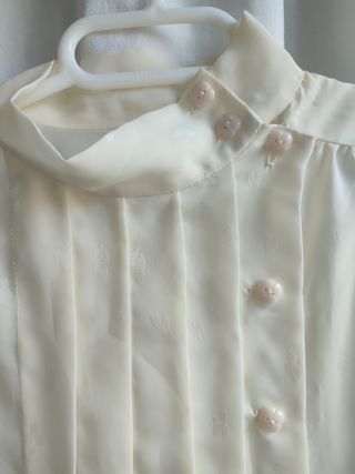 Blusa vintage crema