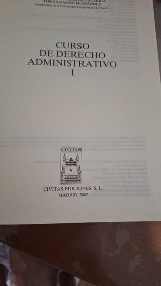 Curso de Derecho Administrativo I y II Ed. 2002