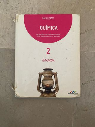 Química 2 bachillerato 