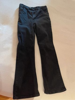 Pantalones campana negros  Bershka