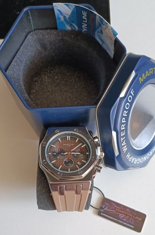 Reloj MARTYN LINE marrón-plata