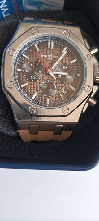 Reloj MARTYN LINE marrón-plata