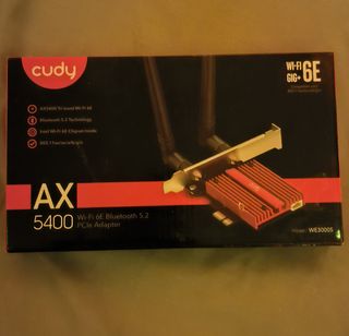 Adaptador inalambrico Pcie Cudy AX5400 WiFi 6E PCI