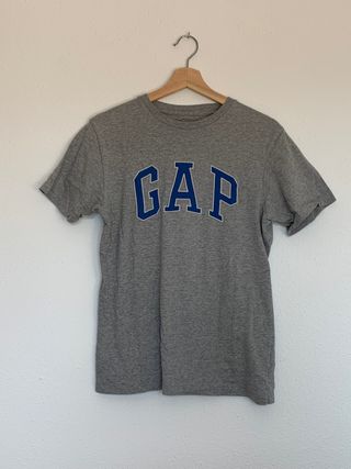 Camiseta GAP gris azul unisex