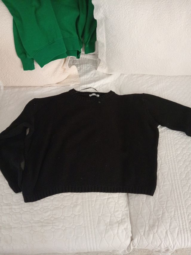 Jersey negro de punto