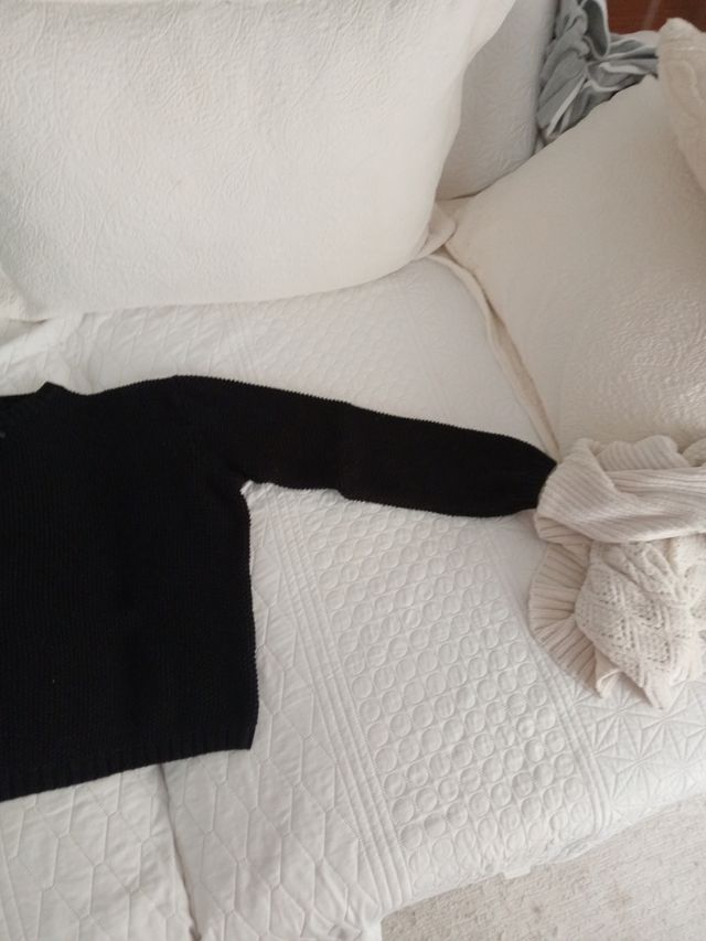 Jersey negro de punto