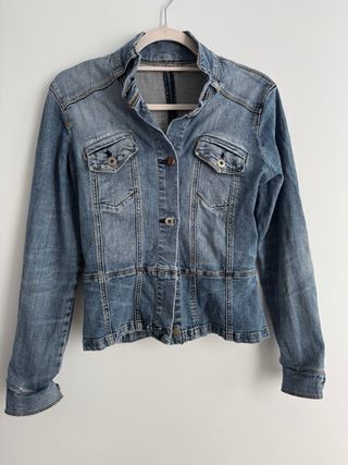 Chaqueta vaquera Mango azul