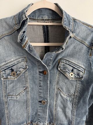 Chaqueta vaquera Mango azul