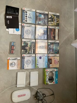 2 Nintendo DS lite blancas + juegos 