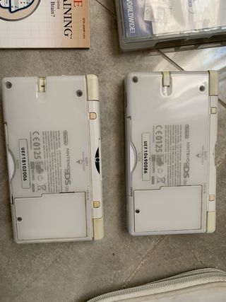 2 Nintendo DS lite blancas + juegos 