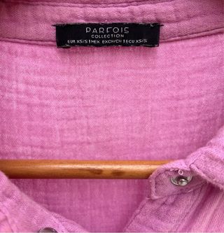 Vestido camisero Parfois rosa