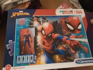 Puzzle Clementoni 104 piezas Spiderman y Minnie