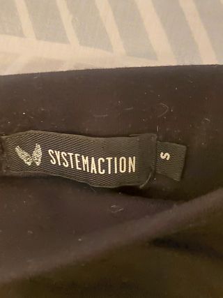 Falda midi negra - systemaction
