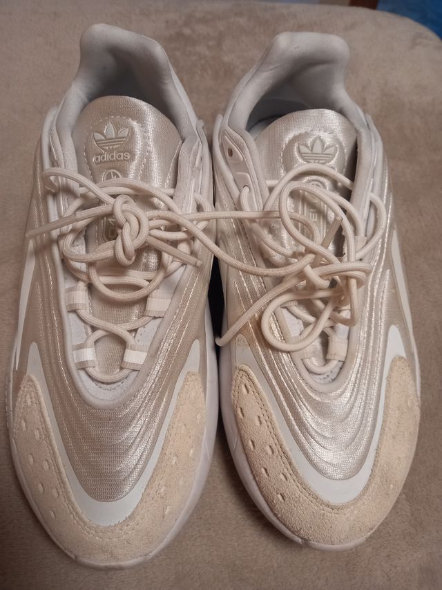 Adidas Zapatillas Deportivas Plata/Blanco