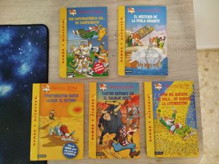 Pack 5 libros Geronimo Stilton
