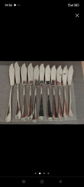 11 Coltelli per pesce in metallo