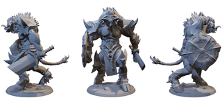 Miniatura Minotauro in resina (D&D)