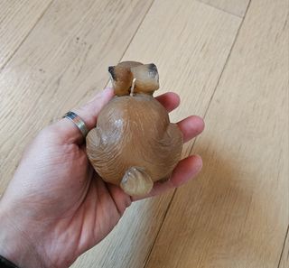 Candela coniglio di design vintage 12cm